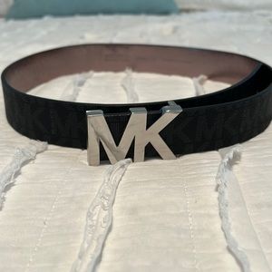 Michael Michael Kors Womens Black Belt Size Medium